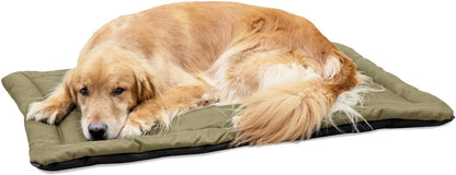 K9 Ballistics Tough Ripstop Dog Crate Pad in sage green front view