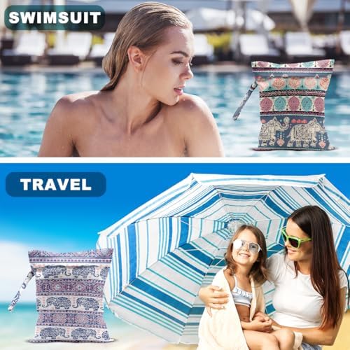 Hanamiya Na two piece wet bag set showing size difference