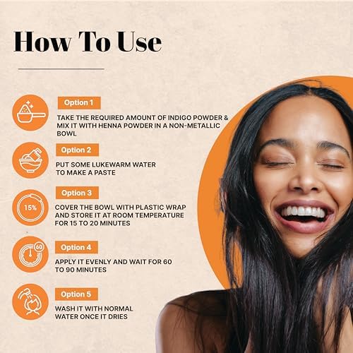 Step by step demonstration of applying organic hair dye paste to hair roots