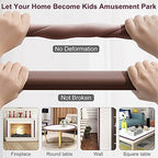 Baby proof corner guards package layout with edge strip and corners