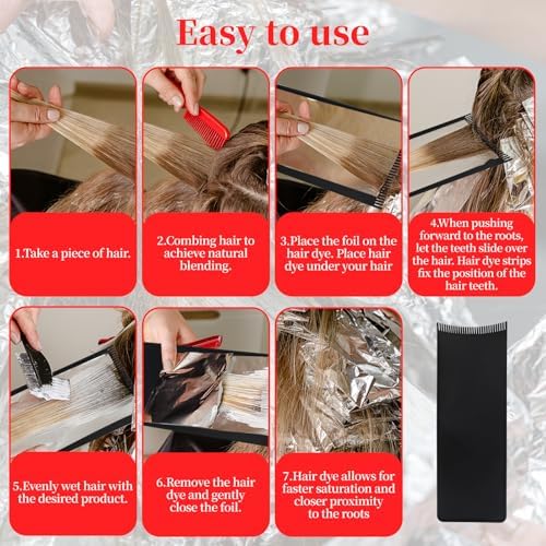 Durable plastic hair highlight board for stylists