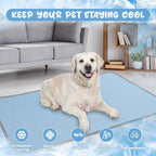 Close up of the non toxic breathable mesh layers on the Buvlnee pet mat.