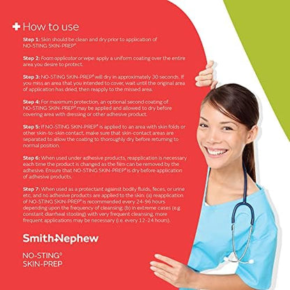 Imported USA medical skin prep wipes for sensitive skin irritation prevention.