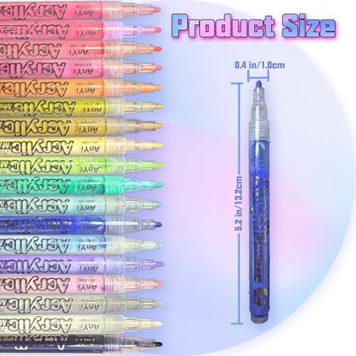 Haiolorpro acrylic nail paint pens kit packaging