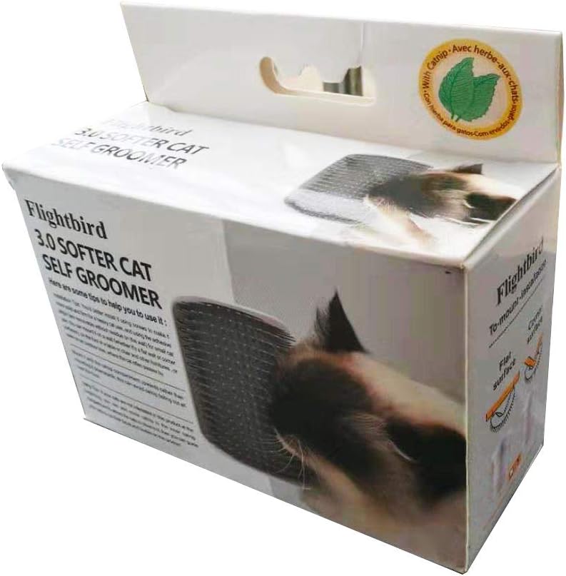 3.0 Softer Cat Self Groomer with Catnip, Dog Cat Corner Groomer,Wall Corner Scratcher Comb,Grooming Massage Brush, Perfect Scratch Massager Tool for Long & Short Fur Kitten/Puppy (1 Pack) - Image 9