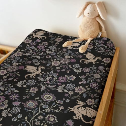 Changing pad cover with 360 degree elastic edge detail