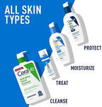 Fragrance-free paraben-free morning face lotion with ceramides for skin barrier support