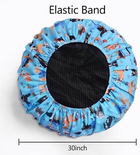 Breathable pet bed protector sheet with stretchable elastic edges