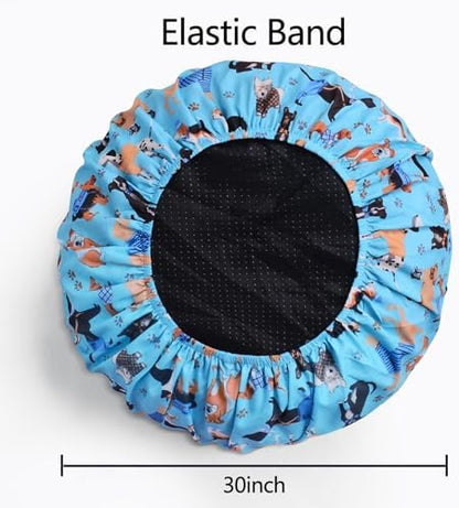 Breathable pet bed protector sheet with stretchable elastic edges