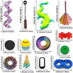 Articulated 3D printed multi-jointed dragon toy from the TUTHKOTH adult sensory bundle showing flexible moving parts.