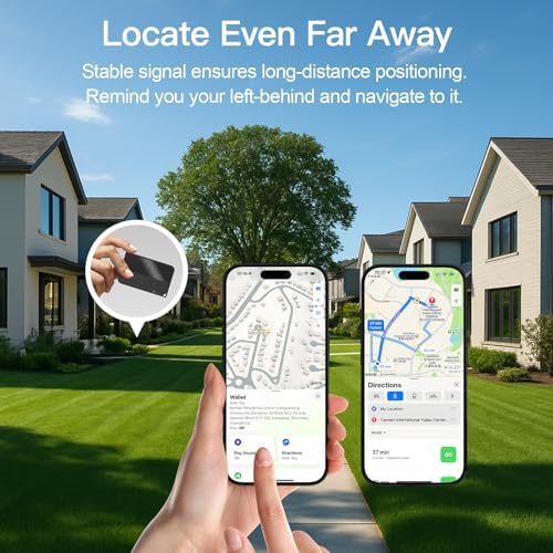 2026 Apple MFi Certified Wallet Tracker Smart Card for Find My iPhone Ultra Thin Air Tracker Tag for Travel, 5 Years+ Staying Power, IP69 Waterproof, Key Finder & Item Locator for Keys, Bags, Passport - Image 5