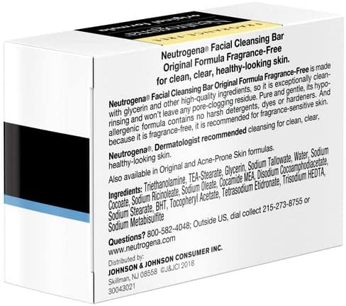 3 pack amber facial bars provide months of gentle oil-free cleansing