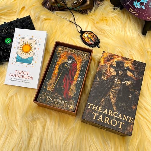 Gothic witchcraft divination cards with high-contrast brushstrokes and occult symbolism.