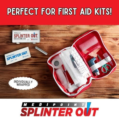 Sterile medical grade splinter removal kit for home and workshop