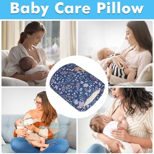 Portable baby feeding arm pillow packed for travel