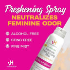 vH essentials microbalance technology deodorizing spray packaging