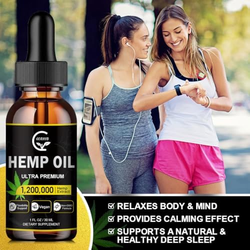 Gornvb High Potency Hemp Oil nutritional facts panel