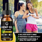 Gornvb High Potency Hemp Oil nutritional facts panel