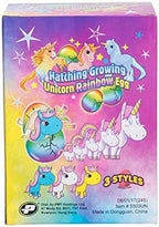 Unicorn hatching toy submerged in water for kids