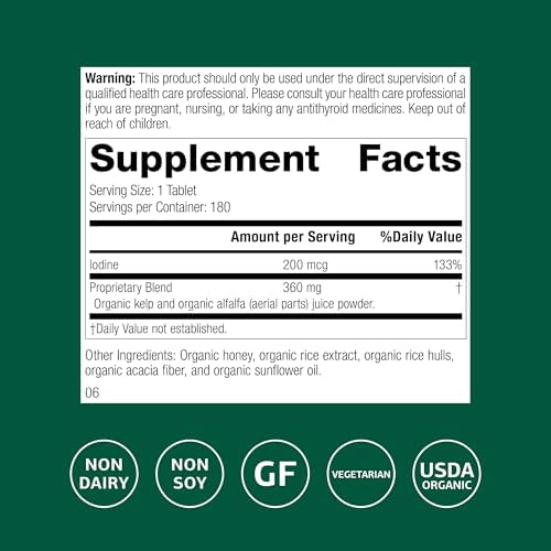 Standard Process Organically Bound Minerals 180 tablets container top lid and expiration packaging view