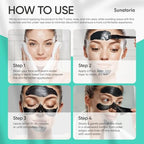 Sunatoria purifying charcoal mask retail packaging angle view