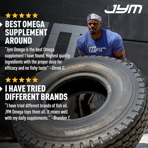 JYM Supplement Science Omega JYM Fish Oil container lid and safety seal
