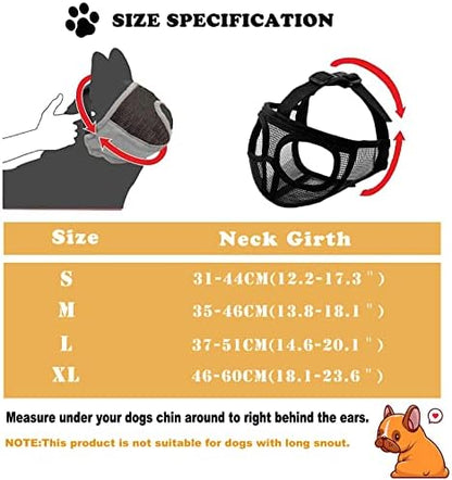 OHCOZZY comfortable short snout pug muzzle adjustable headband view