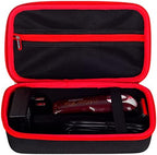 T2BTHRS professional barber clipper case showing the integrated full mesh accessory pocket