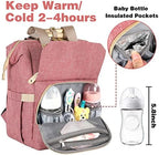Jiefeike baby bag open main compartment with interior organization