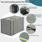 Petsfit dog crate cover featuring top zipper opening for handle access.