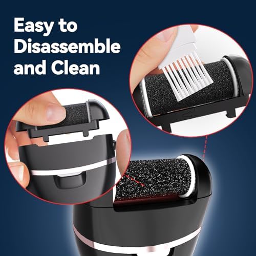 Close up of coarse and fine grinding heads for professional foot care