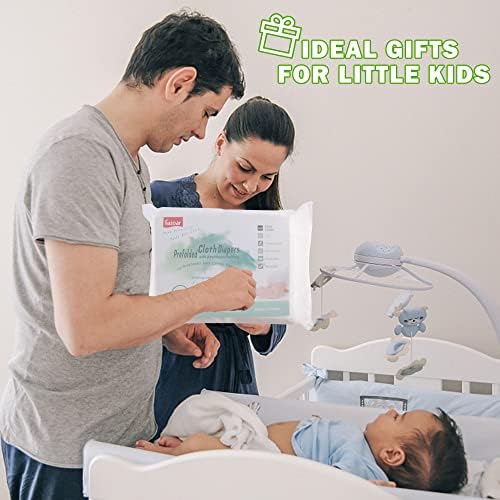 Fasoar prefold cloth diaper packaging and contents