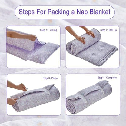 JHCHMX toddler slumber bag with the removable pillow insert partially pulled out