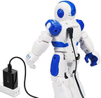 Sikaye robot toy with LED eyes activated