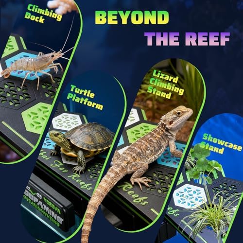 YOBBAI modular frag rack package including cleaning brush and felt scratch protection pad