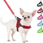 SlowTon No Pull Small Dog Harness and Leash Set, Puppy Soft Vest Harness Neck & Chest Adjustable, Reflective Lightweight Harness & Anti-Twist Pet Lead Combo for Small Medium Dogs (Fuchsia, XXS) - Image 13