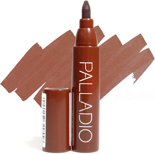 Palladio Lip Stain, Hydrating and Waterproof Formula, Matte Color Look, Longlasting All Day Wear Lip Color, Smudge Proof Natural Finish, Precise Chisel Tip Marker, Mocha Cream - Image 1