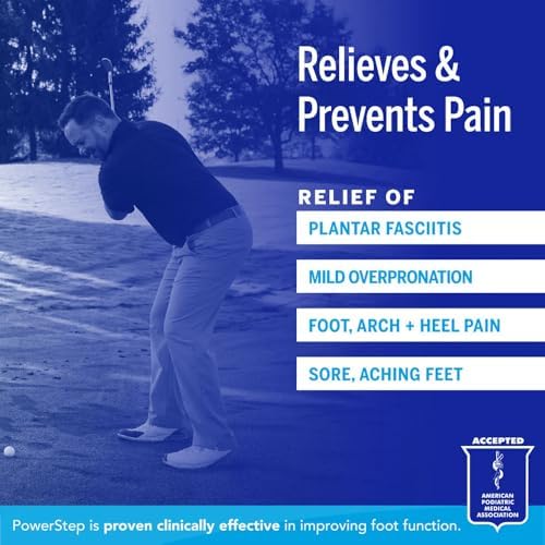 PowerStep full length orthotic inserts for plantar fasciitis relief