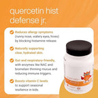 Serawise Quercetin Hist Defense Junior bottle back view supplement facts