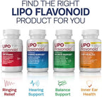 Lipo-Flavonoid 500 count caplets safety seal and packaging overview