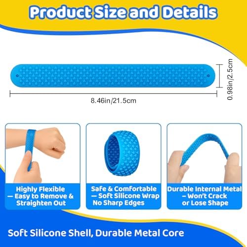 Nothomme silicone fidget bracelets showing various tactile textures