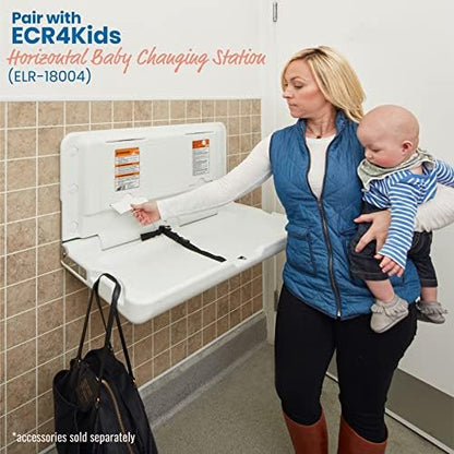 Pre-folded ECR4Kids sanitary liner ready for dispenser