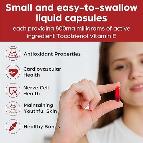 Kroppssund Tocotrienol liquid filled hard capsules detailed side label viewing guidelines