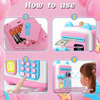 TROTK premium electronic toy safe open door view demonstrating the internal storage capacity for cash and coins