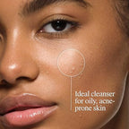 Salicylic acid face cleanser for teens and adults with acne-prone skin