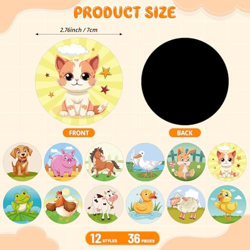 Color changing toilet training target stickers for toddlers