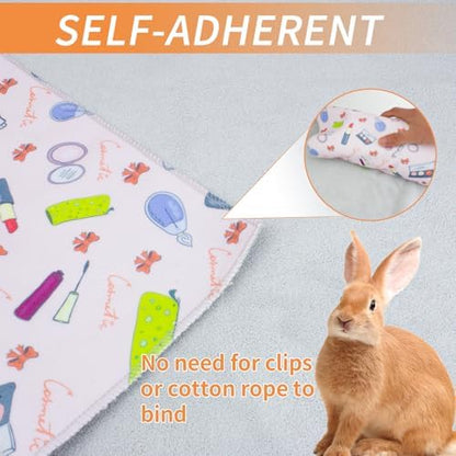 Machine washable small animal grooming wrap being prepared for veterinary care