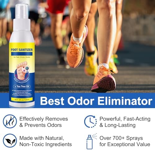 QRZBPZWE clear liquid foot spray for daily hygiene protection