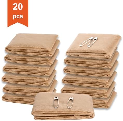 Pack of 20 triangular bandages showing individual sterile packaging