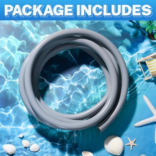 Nuanchu 3 meter flexible aquarium pipe coiled safely for storage.